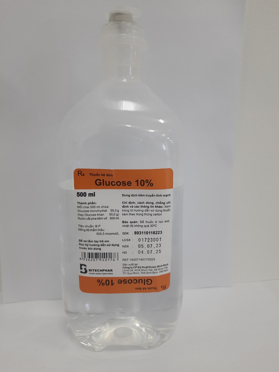 Glucose 10% 500ml 1