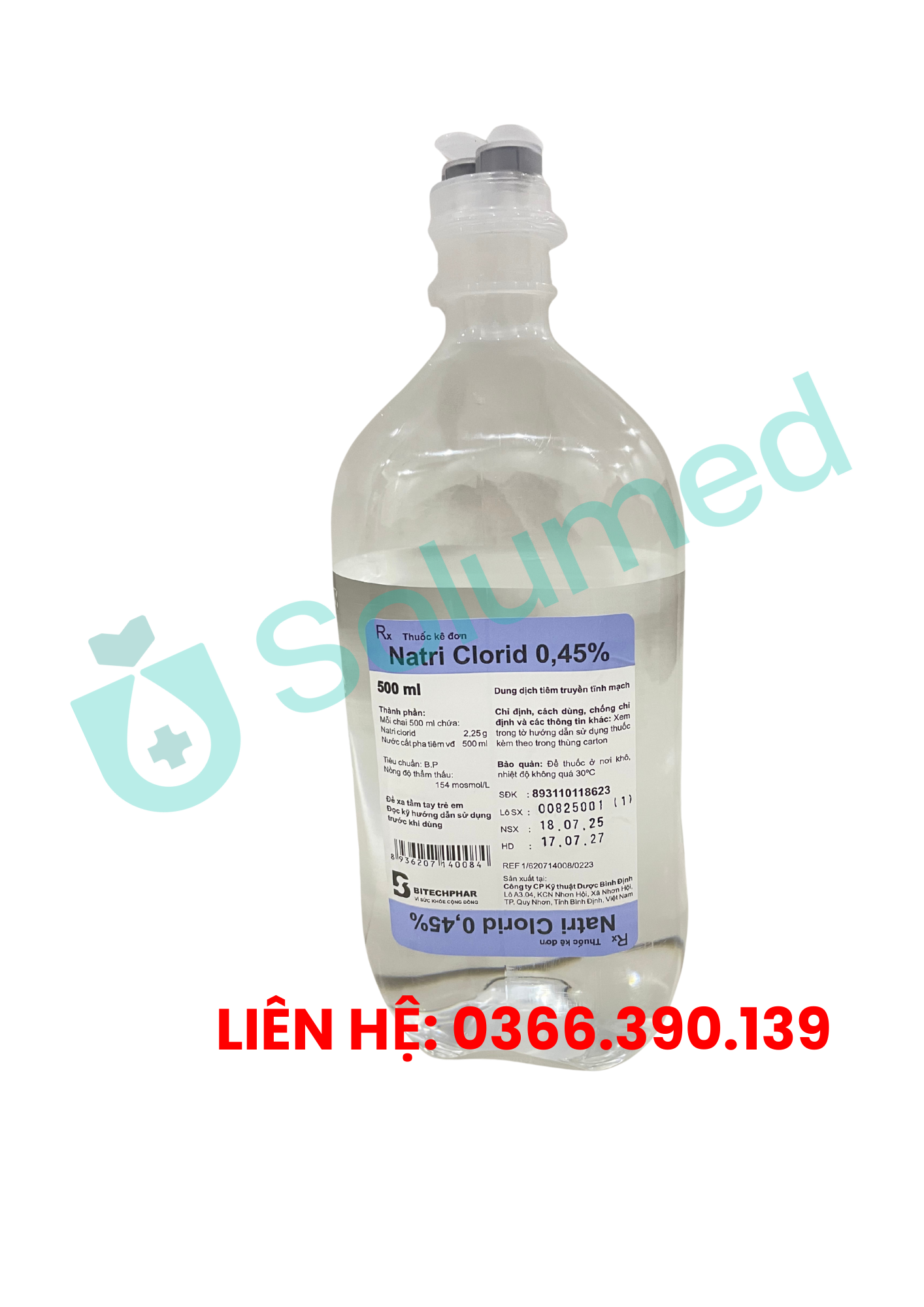 NaCl 0,45% 500ml